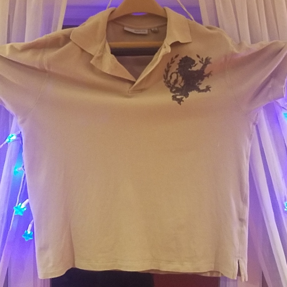 Cotton lightweight Polo w/ cool logo😎